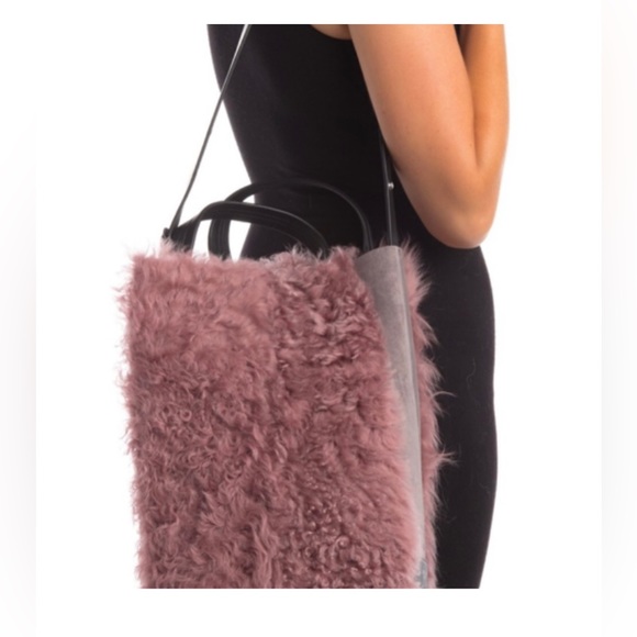 Rag and Bone Walker Convertible Shearling Tote - Picture 1 of 3
